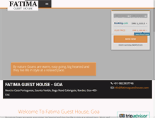 Tablet Screenshot of fatimaguesthouse.com